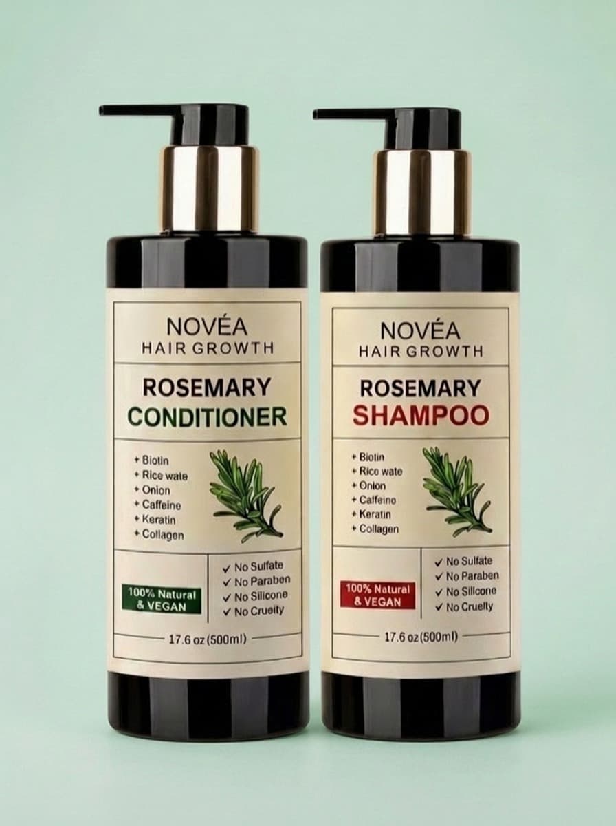 Duo Shampoing & Après-Shampoing au Romarin