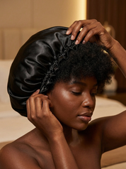 Bonnet de Nuit en Satin