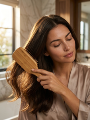 Brosse Démêlante en Bambou